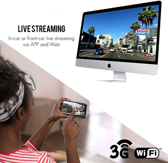 Live streaming to monitor your moving assets